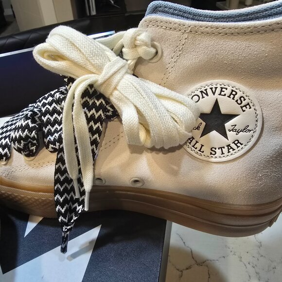Women's Chuck Taylor All Star Lift High Top Shoes (A10414C) Converse Size 7.5 - Picture 4 of 15